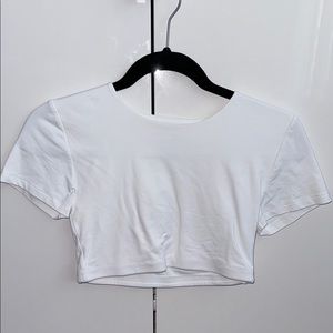 Classic White Crop Top